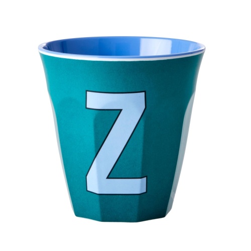 Alphabet Melamine Cup Letter Z on Green by Rice DK